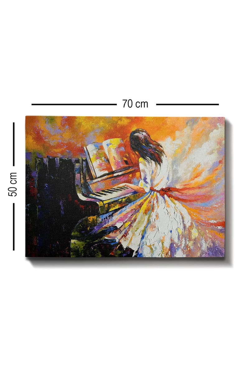 Dekorativ Canvastavla 50x70 cm - Flerfärgad - Inredning & dekor - Tavlor & konst - Canvastavla