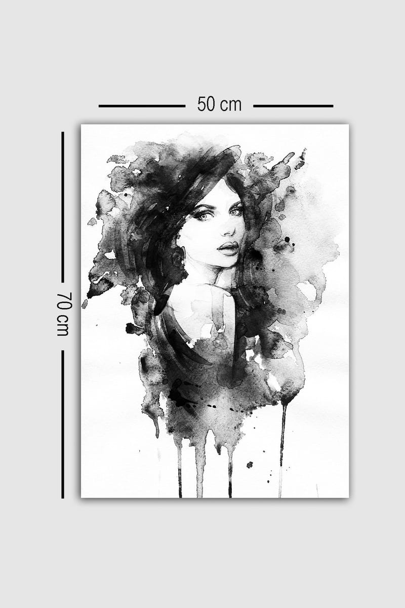 Dekorativ Canvastavla 50x70 cm - Flerfärgad - Inredning & dekor - Tavlor & konst - Canvastavla