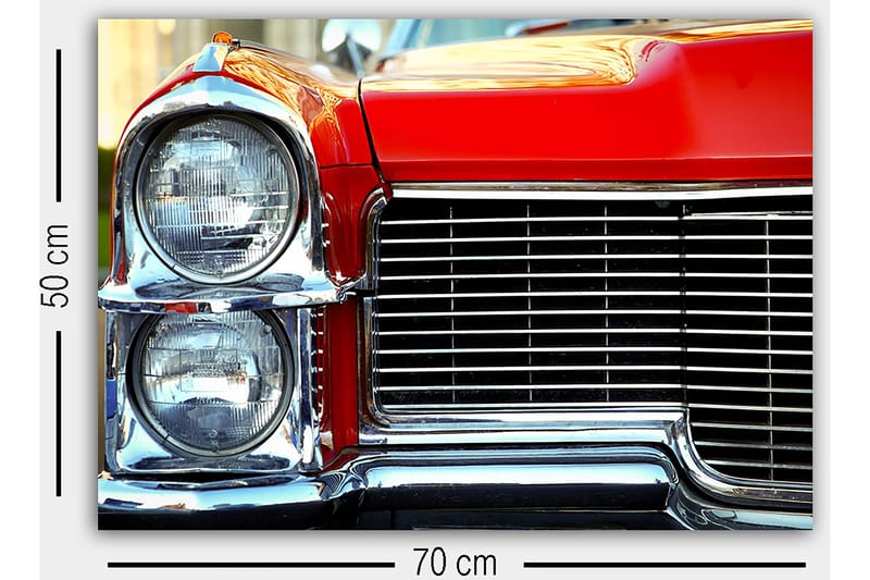 Dekorativ Canvastavla 50x70 cm - Flerfärgad - Inredning & dekor - Tavlor & konst - Canvastavla