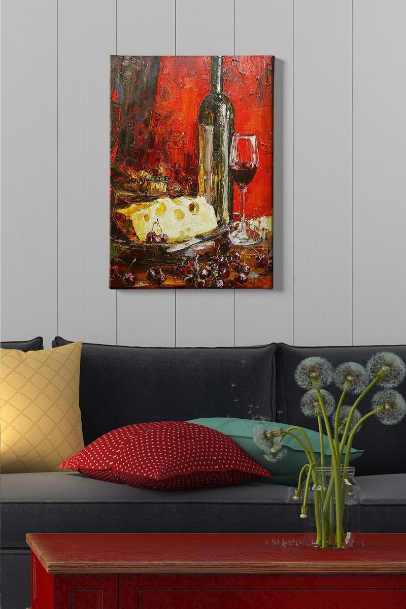 Dekorativ Canvastavla 50x70 cm - Flerfärgad - Inredning & dekor - Tavlor & konst - Canvastavla