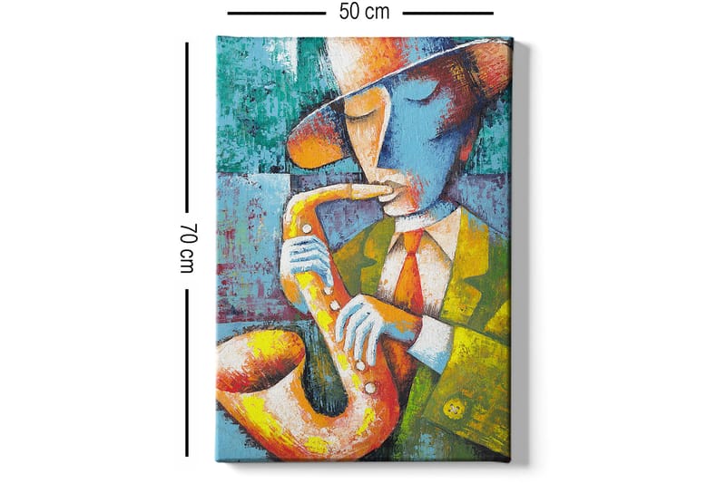 Dekorativ Canvastavla 50x70 cm - Flerfärgad - Inredning & dekor - Tavlor & konst - Canvastavla