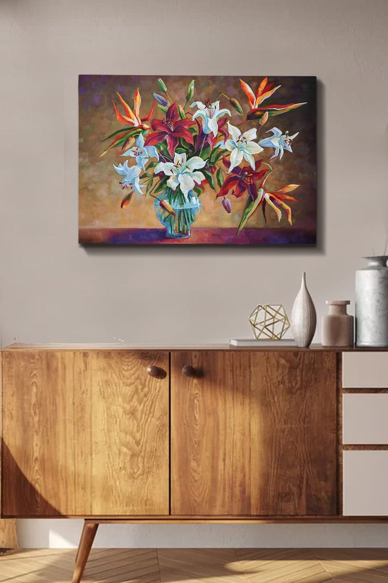 Dekorativ Canvastavla 50x70 cm - Flerfärgad - Inredning & dekor - Tavlor & konst - Canvastavla