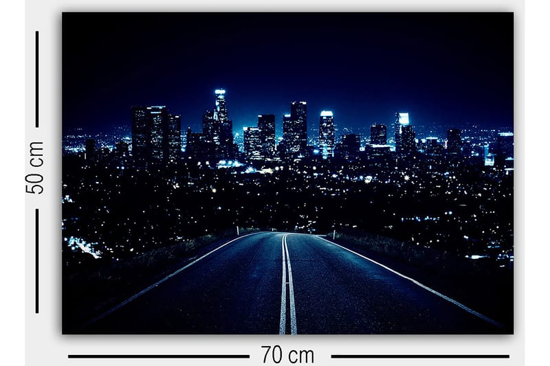 Dekorativ Canvastavla 50x70 cm - Flerfärgad - Inredning & dekor - Tavlor & konst - Canvastavla