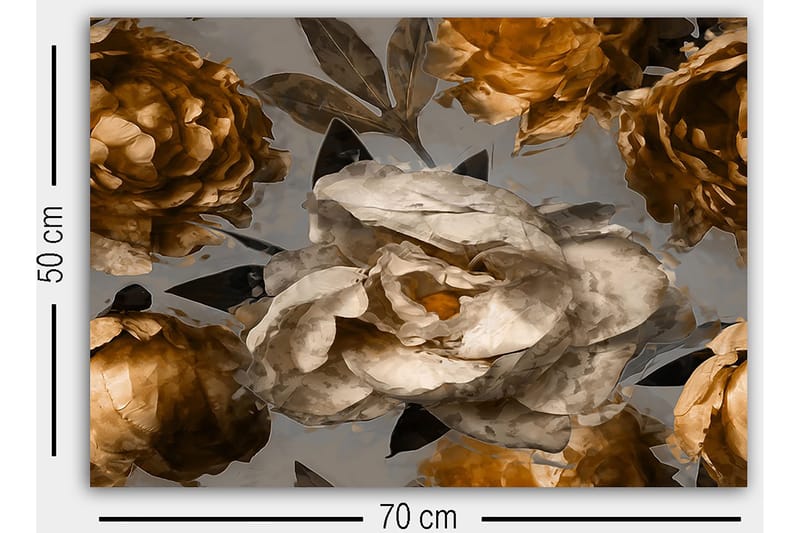 Dekorativ Canvastavla 50x70 cm - Flerfärgad - Inredning & dekor - Tavlor & konst - Canvastavla