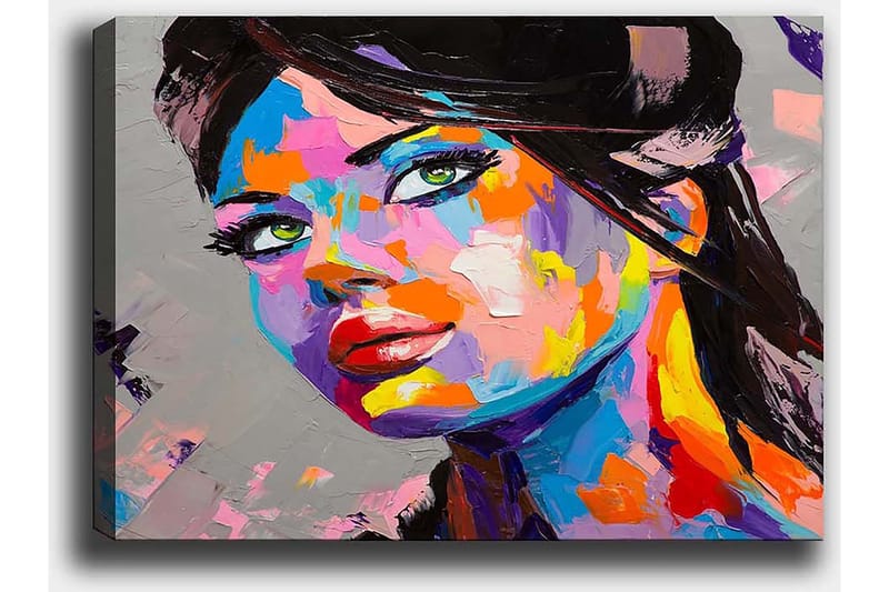 Dekorativ Canvastavla 50x70 cm - Flerfärgad - Inredning & dekor - Tavlor & konst - Canvastavla