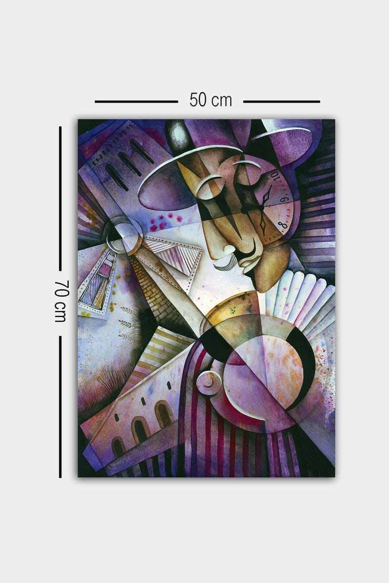 Dekorativ Canvastavla 50x70 cm - Flerfärgad - Inredning & dekor - Tavlor & konst - Canvastavla