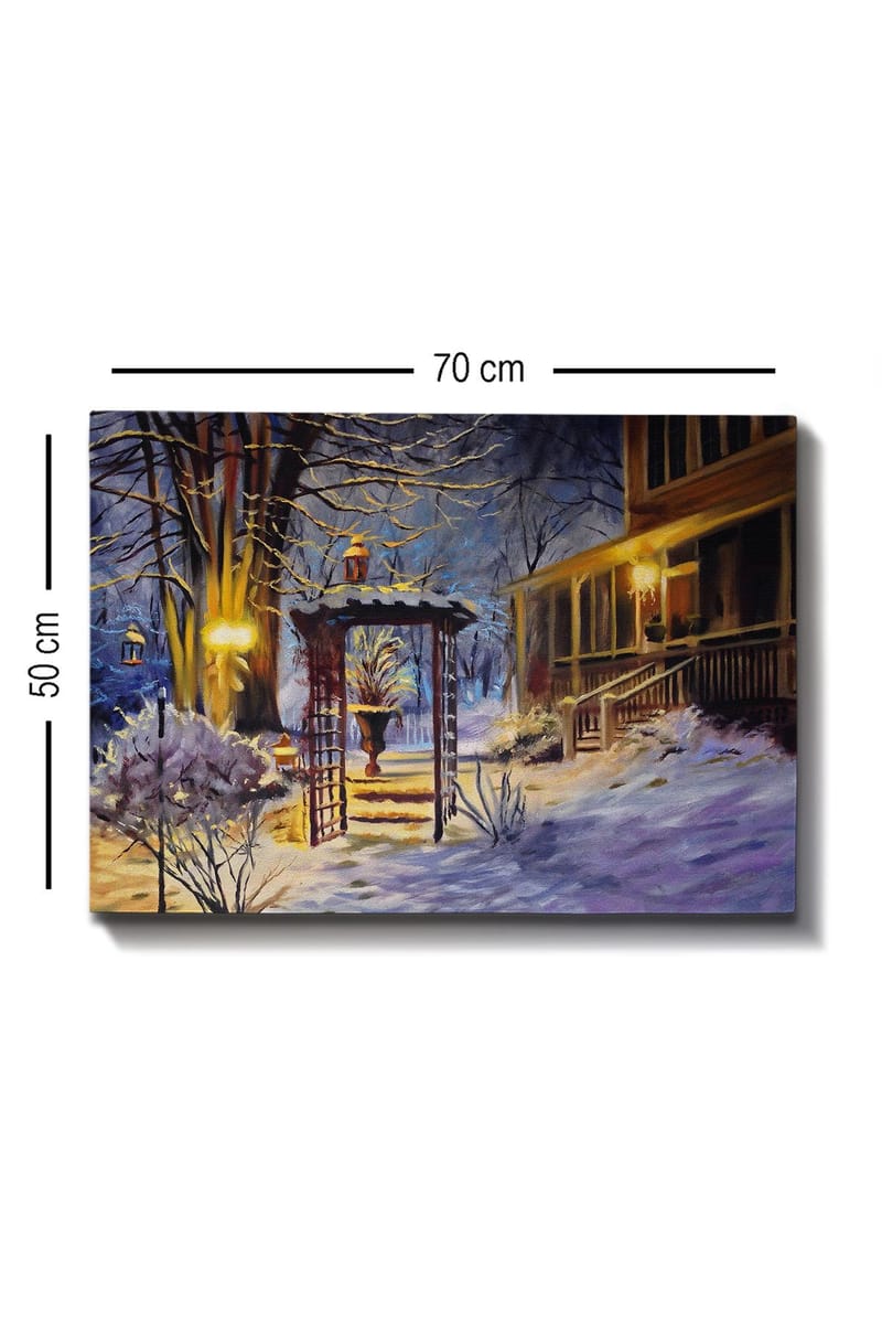 Dekorativ Canvastavla 50x70 cm - Flerfärgad - Inredning & dekor - Tavlor & konst - Canvastavla