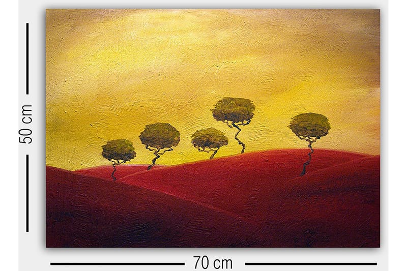 Dekorativ Canvastavla 50x70 cm - Flerfärgad - Inredning & dekor - Tavlor & konst - Canvastavla