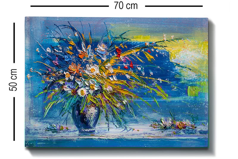 Dekorativ Canvastavla 50x70 cm - Flerfärgad - Inredning & dekor - Tavlor & konst - Canvastavla