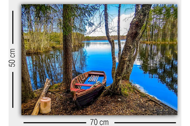 Dekorativ Canvastavla 50x70 cm - Flerfärgad - Inredning & dekor - Tavlor & konst - Canvastavla