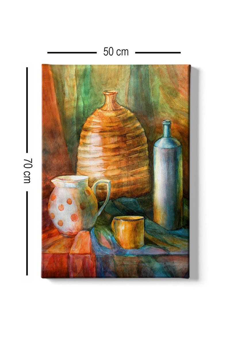 Dekorativ Canvastavla 50x70 cm - Flerfärgad - Inredning & dekor - Tavlor & konst - Canvastavla