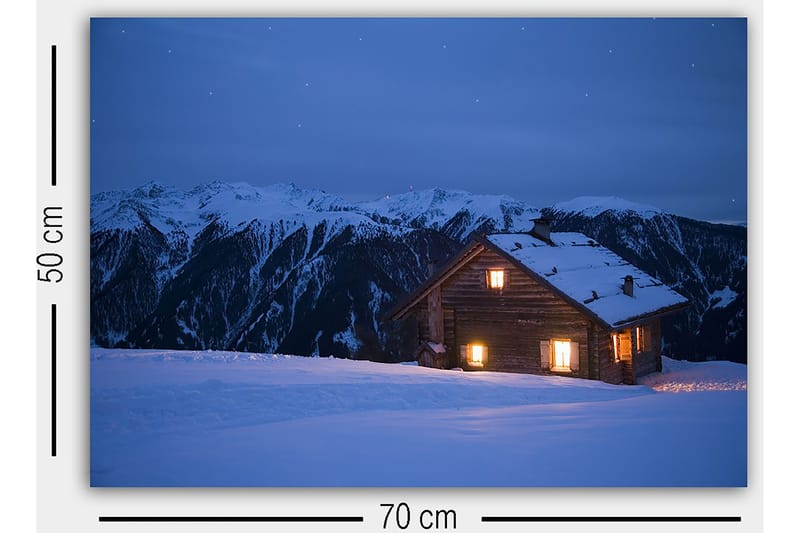 Dekorativ Canvastavla 50x70 cm - Flerfärgad - Inredning & dekor - Tavlor & konst - Canvastavla