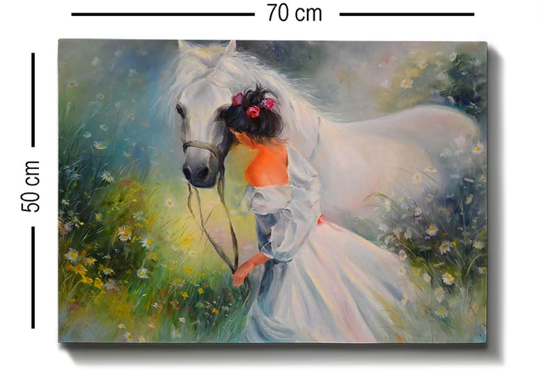 Dekorativ Canvastavla 50x70 cm - Flerfärgad - Inredning & dekor - Tavlor & konst - Canvastavla