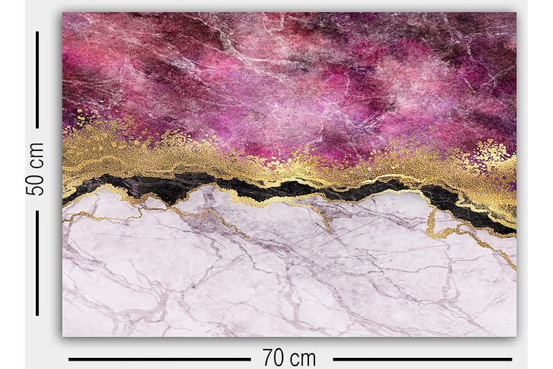 Dekorativ Canvastavla 50x70 cm - Flerfärgad - Inredning & dekor - Tavlor & konst - Canvastavla