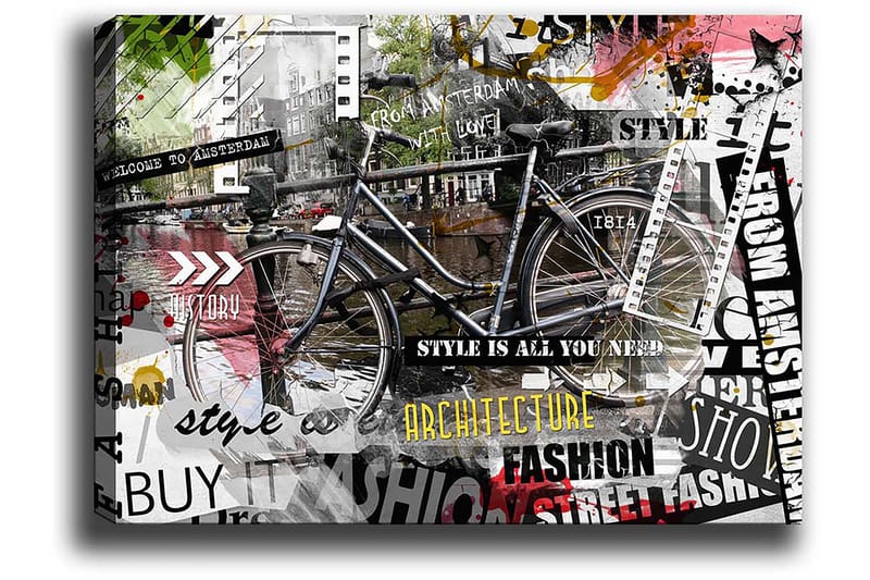 Dekorativ Canvastavla 50x70 cm - Flerfärgad - Inredning & dekor - Tavlor & konst - Canvastavla