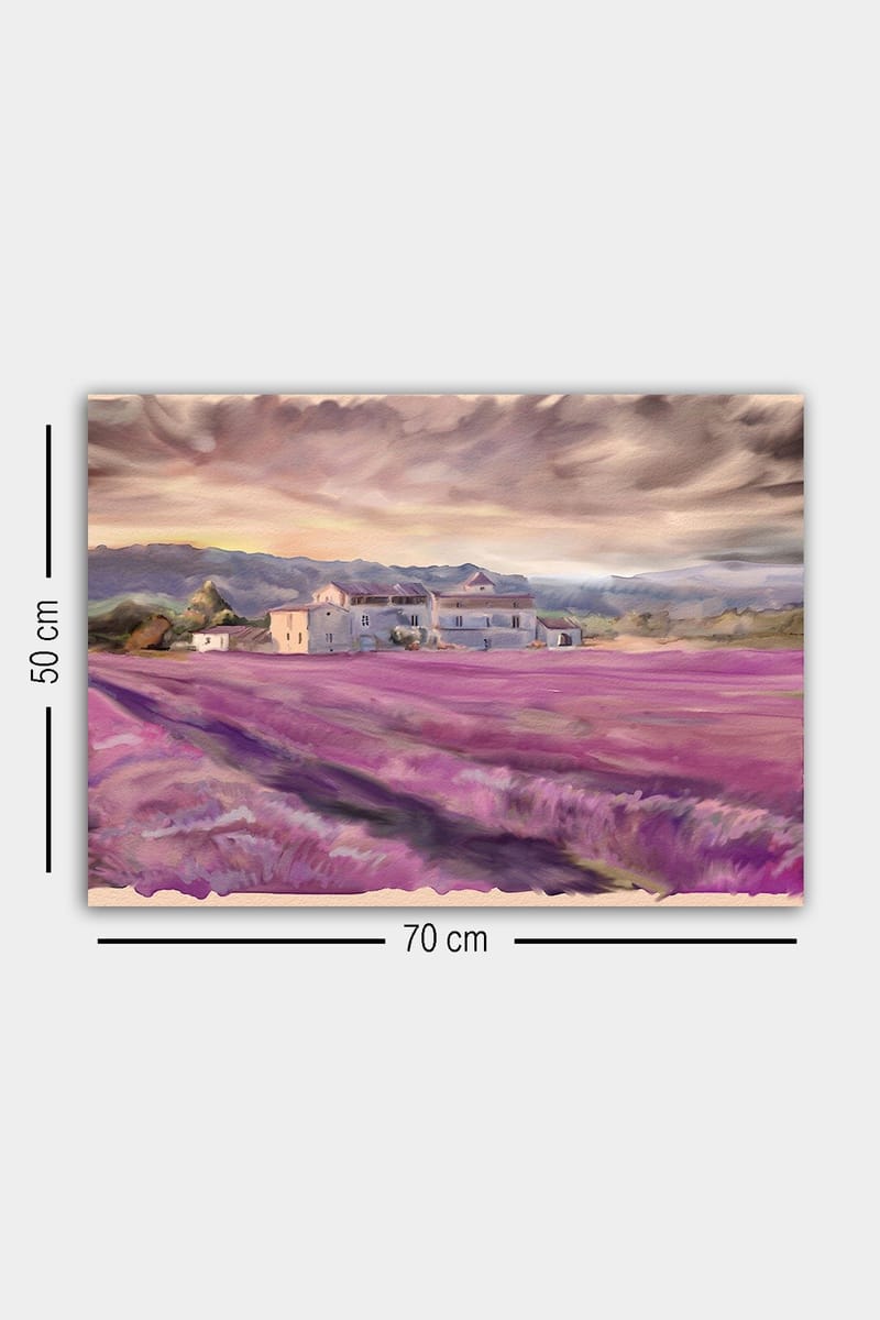 Dekorativ Canvastavla 50x70 cm - Flerfärgad - Inredning & dekor - Tavlor & konst - Canvastavla