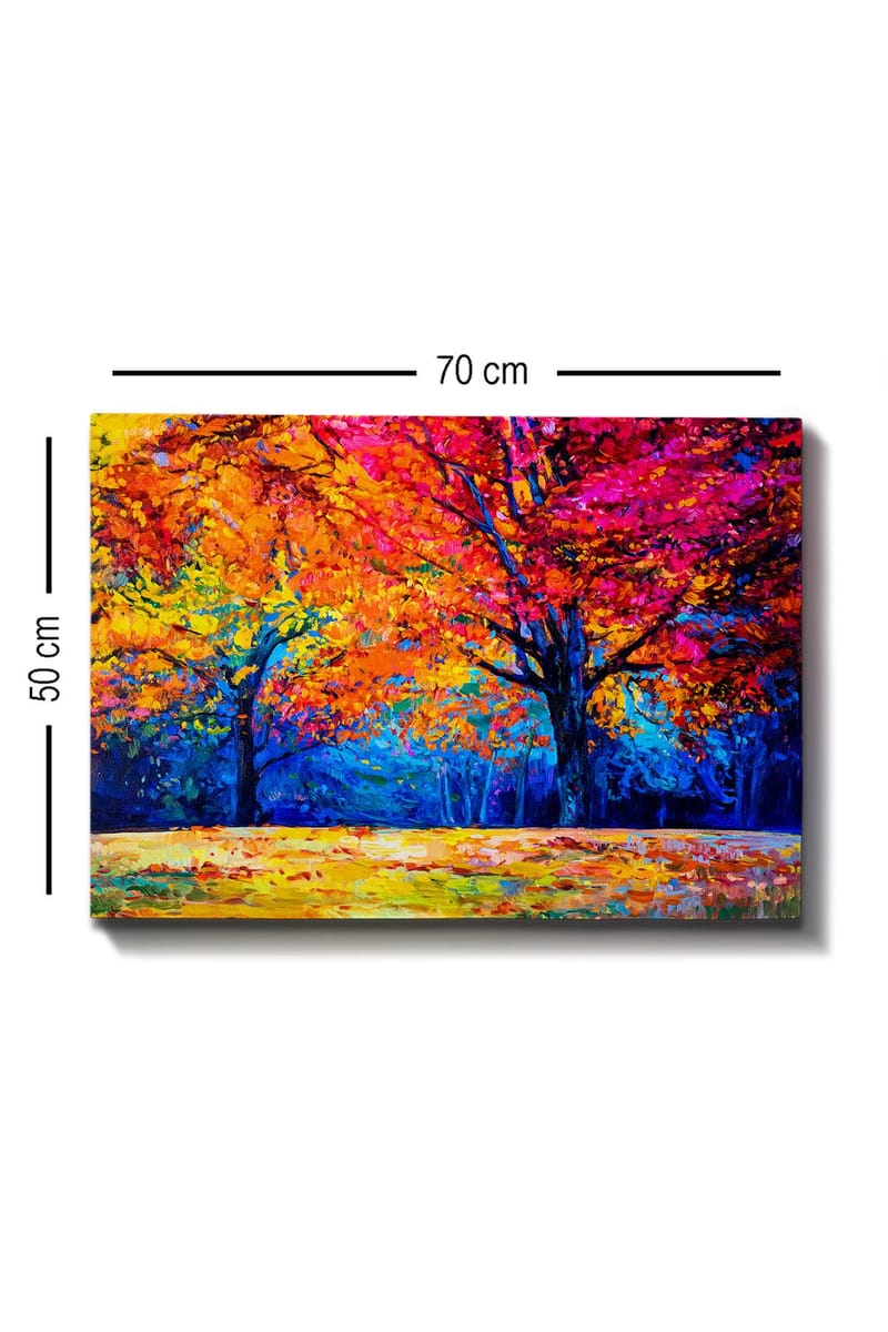 Dekorativ Canvastavla 50x70 cm - Flerfärgad - Inredning & dekor - Tavlor & konst - Canvastavla