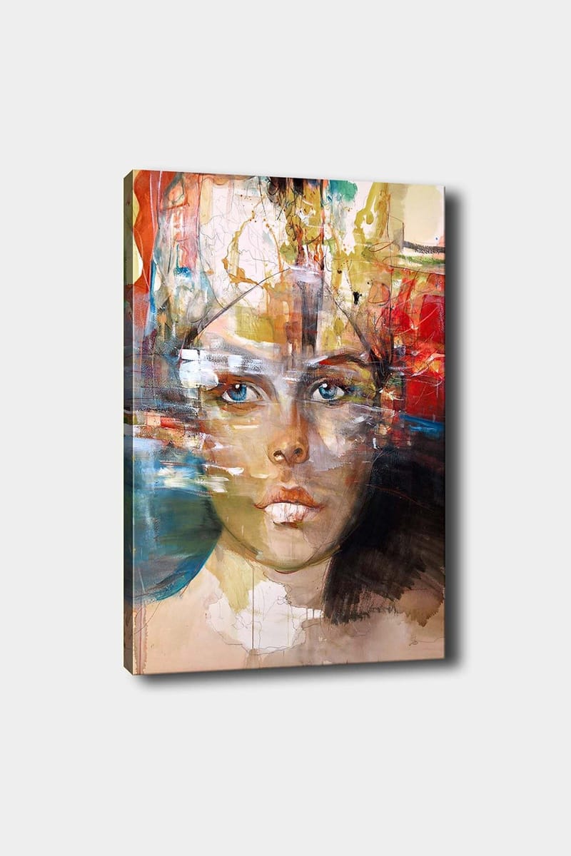 Dekorativ Canvastavla 50x70 cm - Flerfärgad - Inredning & dekor - Tavlor & konst - Canvastavla