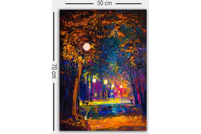 Dekorativ Canvastavla 50x70 cm - Flerfärgad - Inredning & dekor - Tavlor & konst - Canvastavla