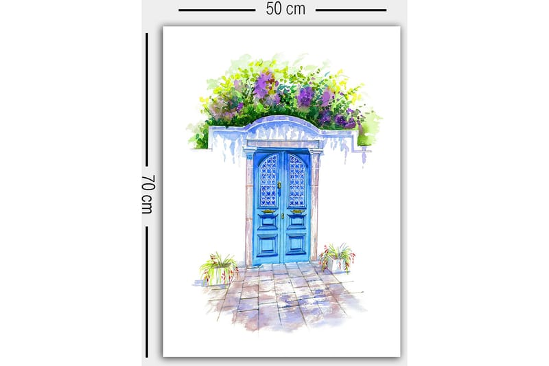 Dekorativ Canvastavla 50x70 cm - Flerfärgad - Inredning & dekor - Tavlor & konst - Canvastavla