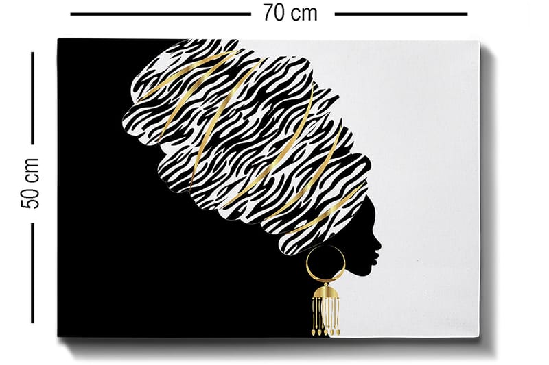 Dekorativ Canvastavla 50x70 cm - Flerfärgad - Inredning & dekor - Tavlor & konst - Canvastavla