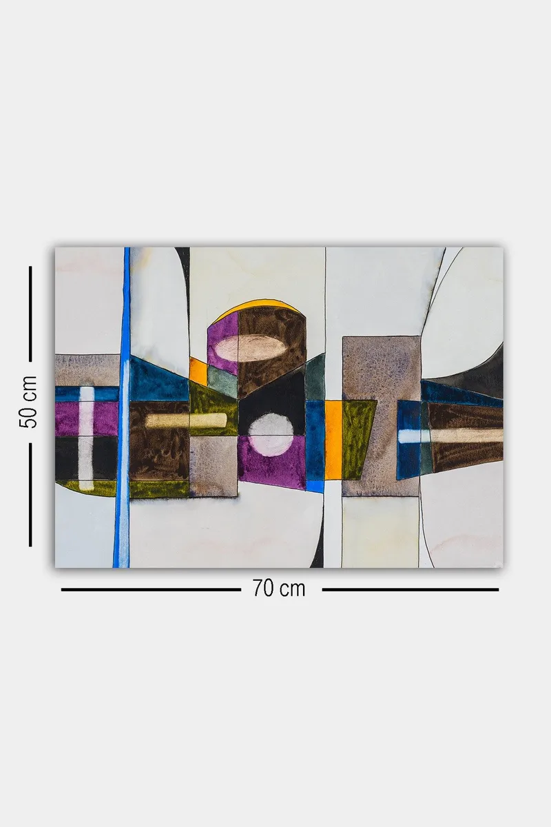 Dekorativ Canvastavla 50x70 cm - Flerfärgad - Inredning & dekor - Tavlor & konst - Canvastavla