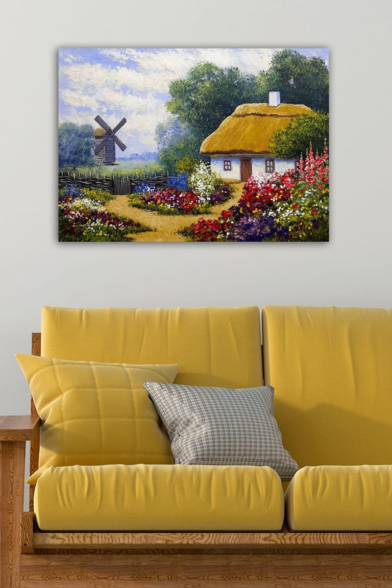 Dekorativ Canvastavla 50x70 cm - Flerfärgad - Inredning & dekor - Tavlor & konst - Canvastavla