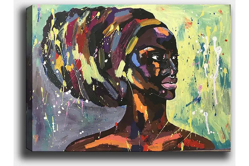 Dekorativ Canvastavla 50x70 cm - Flerfärgad - Inredning & dekor - Tavlor & konst - Canvastavla