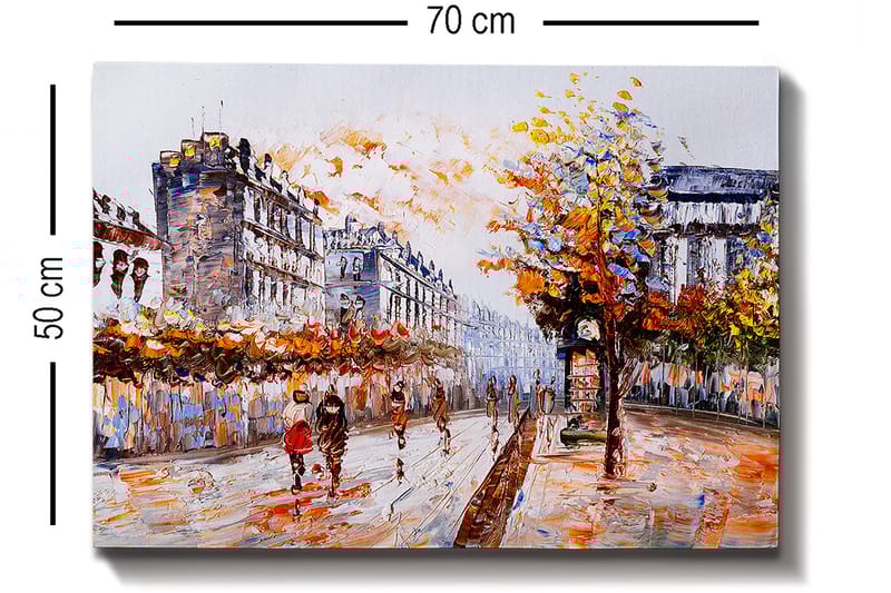 Dekorativ Canvastavla 50x70 cm - Flerfärgad - Inredning & dekor - Tavlor & konst - Canvastavla