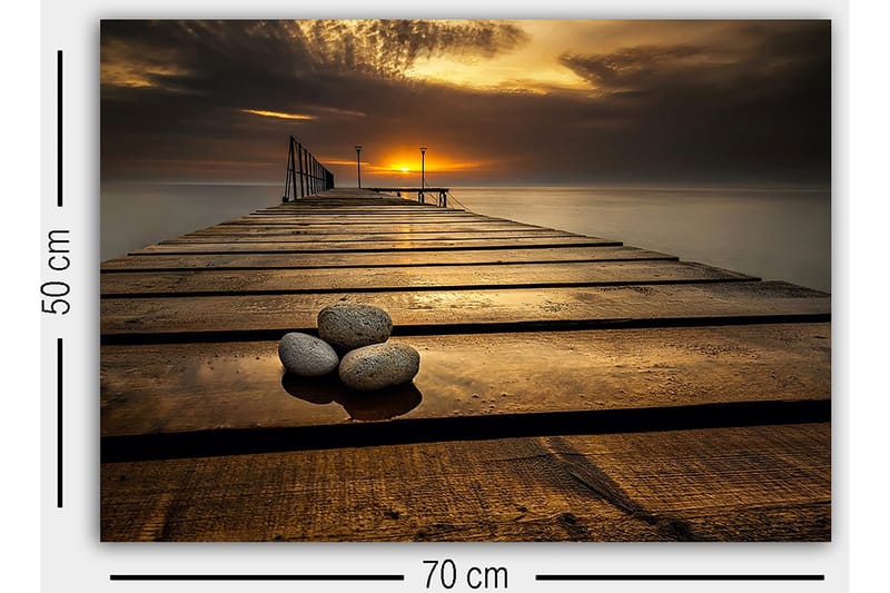 Dekorativ Canvastavla 50x70 cm - Flerfärgad - Inredning & dekor - Tavlor & konst - Canvastavla