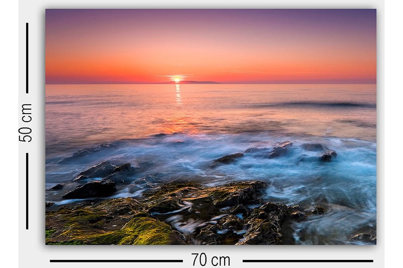 Dekorativ Canvastavla 50x70 cm - Flerfärgad - Inredning & dekor - Tavlor & konst - Canvastavla
