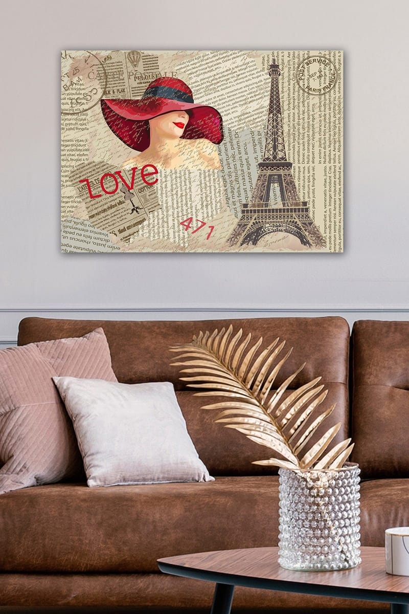 Dekorativ Canvastavla 50x70 cm - Flerfärgad - Inredning & dekor - Tavlor & konst - Canvastavla