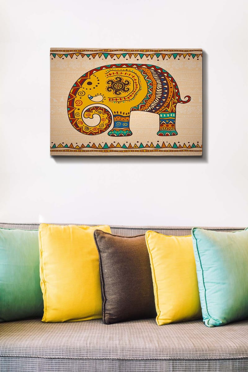 Dekorativ Canvastavla 50x70 cm - Flerfärgad - Inredning & dekor - Tavlor & konst - Canvastavla