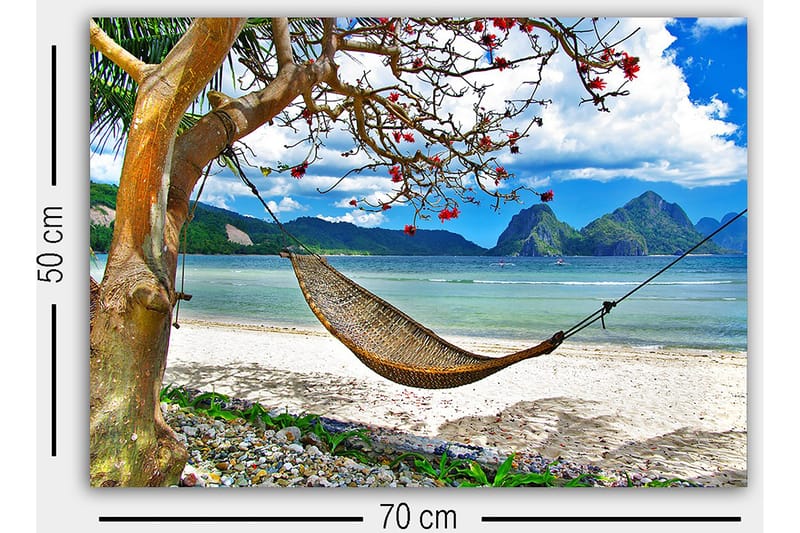 Dekorativ Canvastavla 50x70 cm - Flerfärgad - Inredning & dekor - Tavlor & konst - Canvastavla