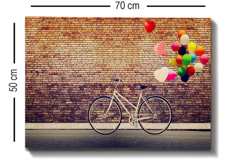 Dekorativ Canvastavla 50x70 cm - Flerfärgad - Inredning & dekor - Tavlor & konst - Canvastavla