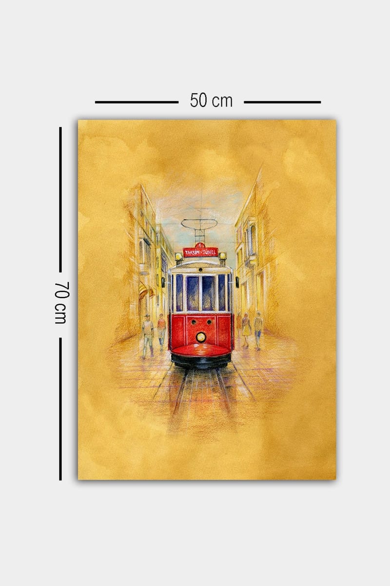 Dekorativ Canvastavla 50x70 cm - Flerfärgad - Inredning & dekor - Tavlor & konst - Canvastavla