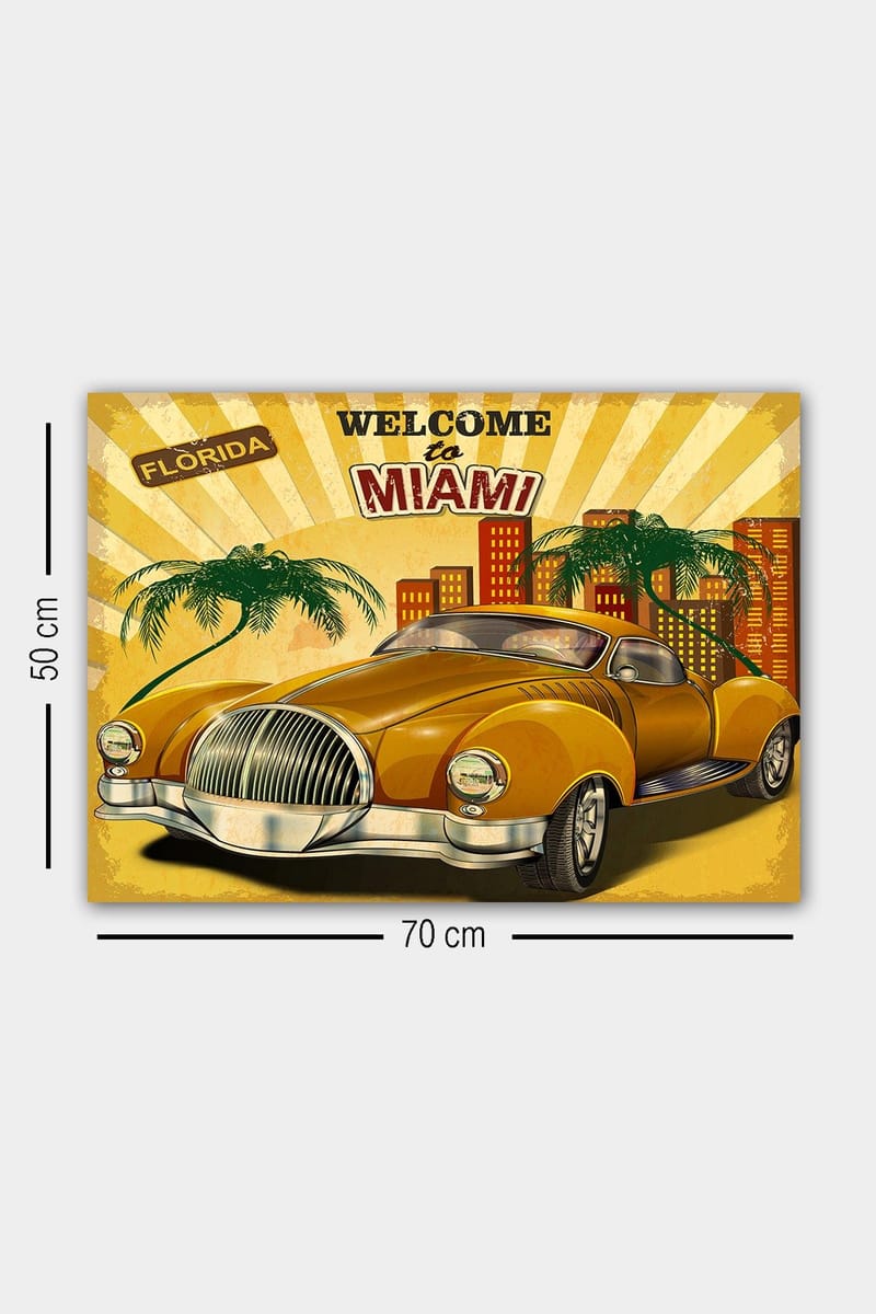 Dekorativ Canvastavla 50x70 cm - Flerfärgad - Inredning & dekor - Tavlor & konst - Canvastavla