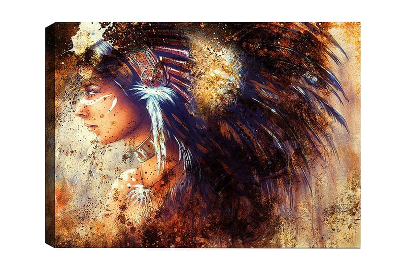 Dekorativ Canvastavla 50x70 cm - Flerfärgad - Inredning & dekor - Tavlor & konst - Canvastavla