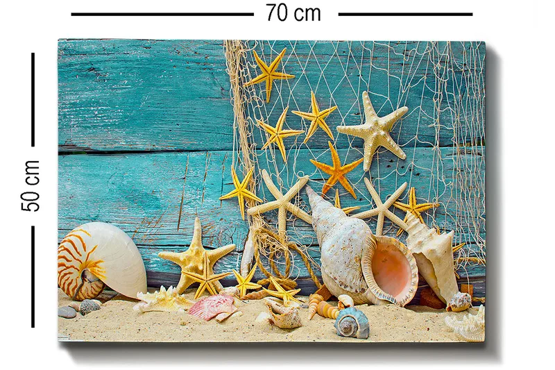 Dekorativ Canvastavla 50x70 cm - Flerfärgad - Inredning & dekor - Tavlor & konst - Canvastavla