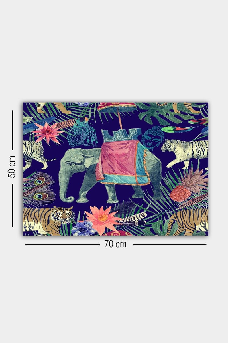 Dekorativ Canvastavla 50x70 cm - Flerfärgad - Inredning & dekor - Tavlor & konst - Canvastavla