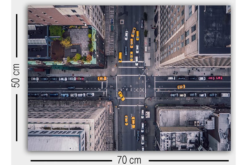 Dekorativ Canvastavla 50x70 cm - Flerfärgad - Inredning & dekor - Tavlor & konst - Canvastavla