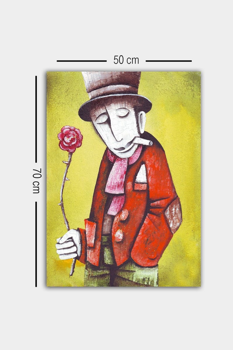 Dekorativ Canvastavla 50x70 cm - Flerfärgad - Inredning & dekor - Tavlor & konst - Canvastavla