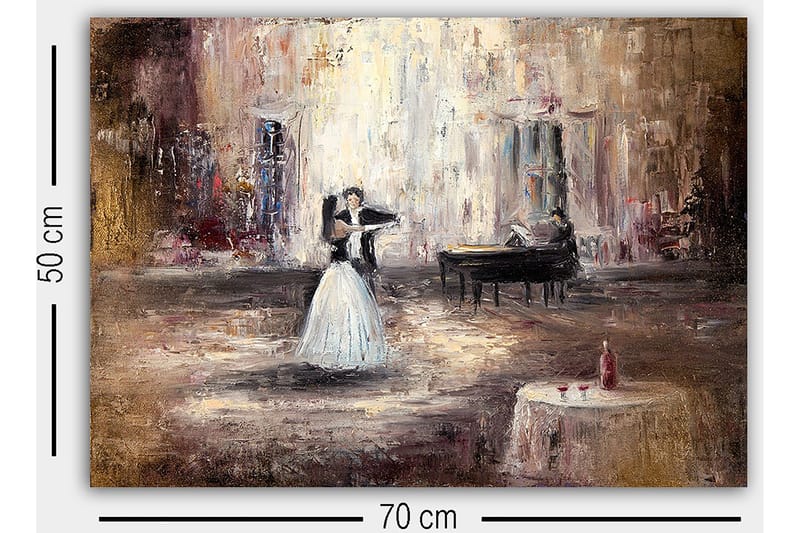 Dekorativ Canvastavla 50x70 cm - Flerfärgad - Inredning & dekor - Tavlor & konst - Canvastavla