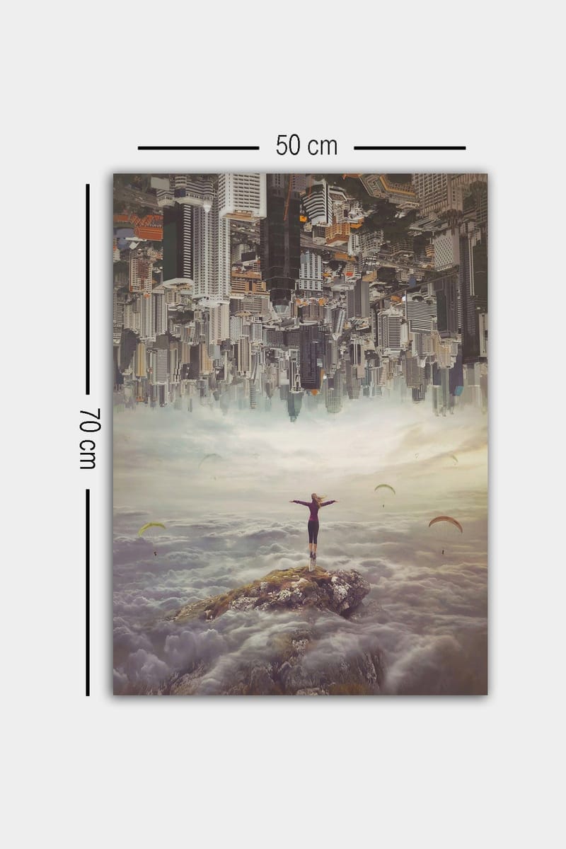 Dekorativ Canvastavla 50x70 cm - Flerfärgad - Inredning & dekor - Tavlor & konst - Canvastavla