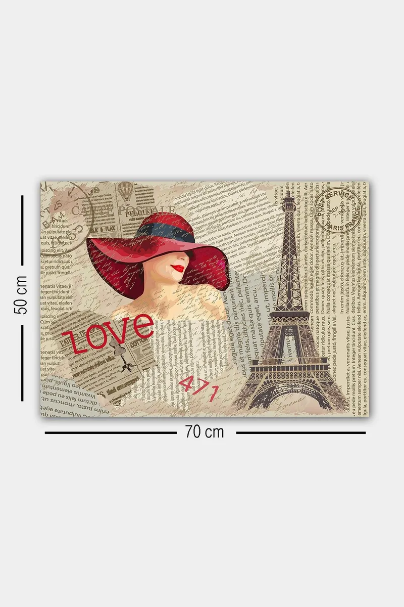 Dekorativ Canvastavla 50x70 cm - Flerfärgad - Inredning & dekor - Tavlor & konst - Canvastavla