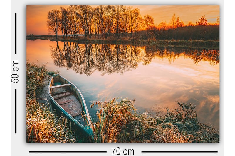 Dekorativ Canvastavla 50x70 cm - Flerfärgad - Inredning & dekor - Tavlor & konst - Canvastavla