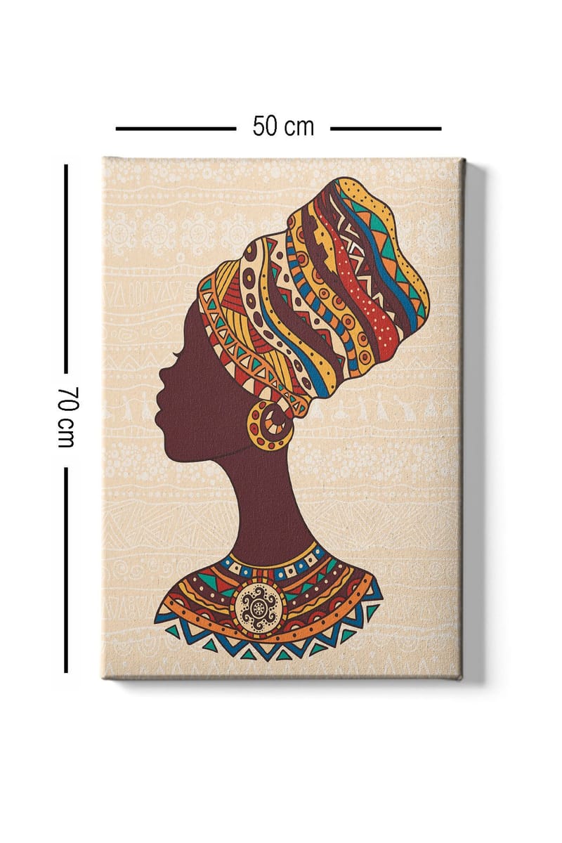 Dekorativ Canvastavla 50x70 cm - Flerfärgad - Inredning & dekor - Tavlor & konst - Canvastavla