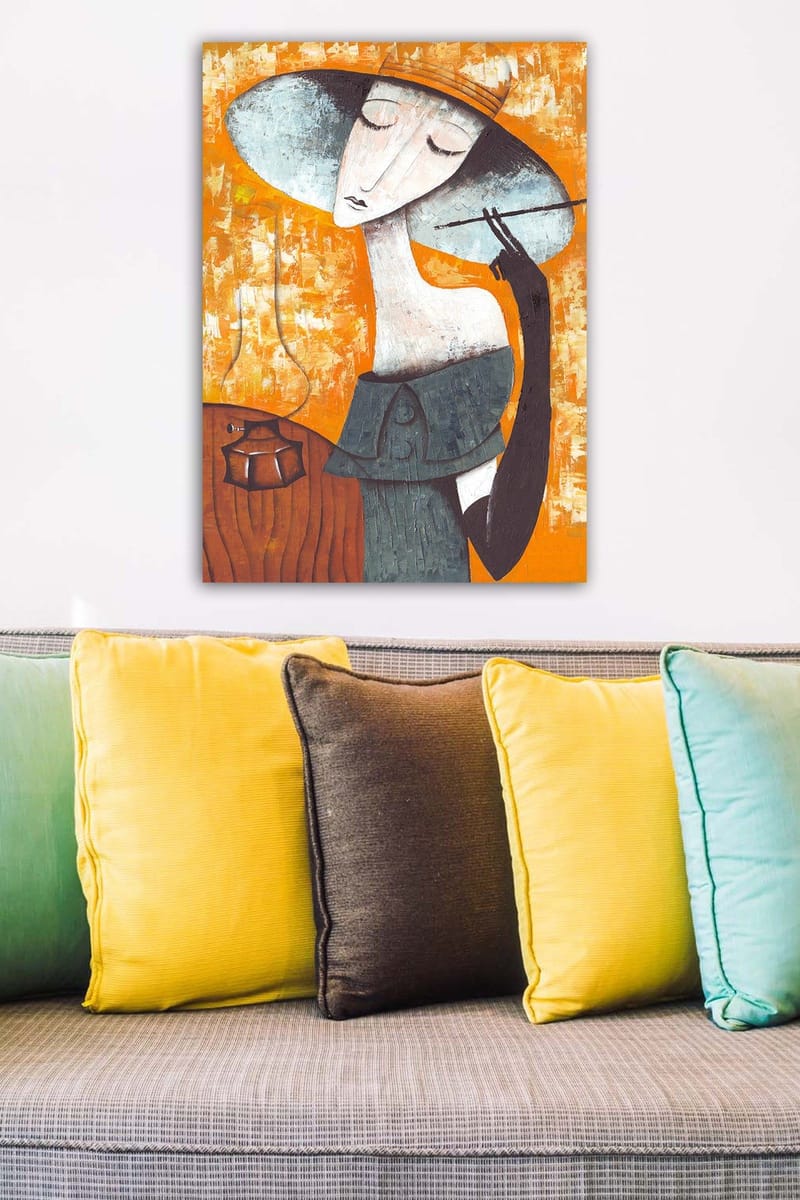 Dekorativ Canvastavla 50x70 cm - Flerfärgad - Inredning & dekor - Tavlor & konst - Canvastavla