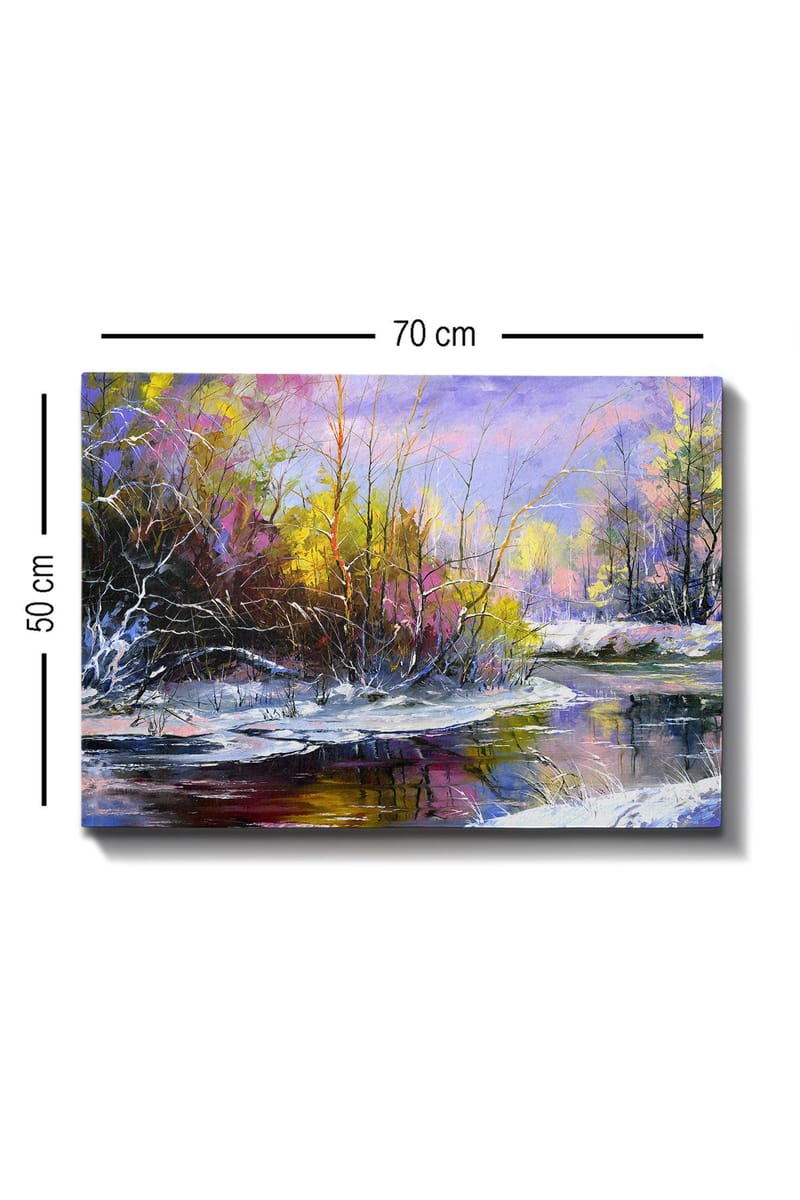 Dekorativ Canvastavla 50x70 cm - Flerfärgad - Inredning & dekor - Tavlor & konst - Canvastavla