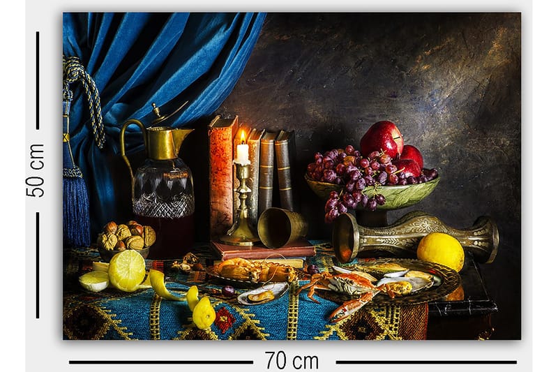 Dekorativ Canvastavla 50x70 cm - Flerfärgad - Inredning & dekor - Tavlor & konst - Canvastavla